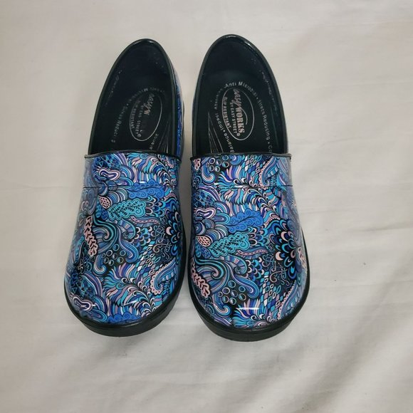 Easy Work By Easy Street Lyndee Health Care Professional Shoes, Blue Women's 8M - Picture 10 of 16